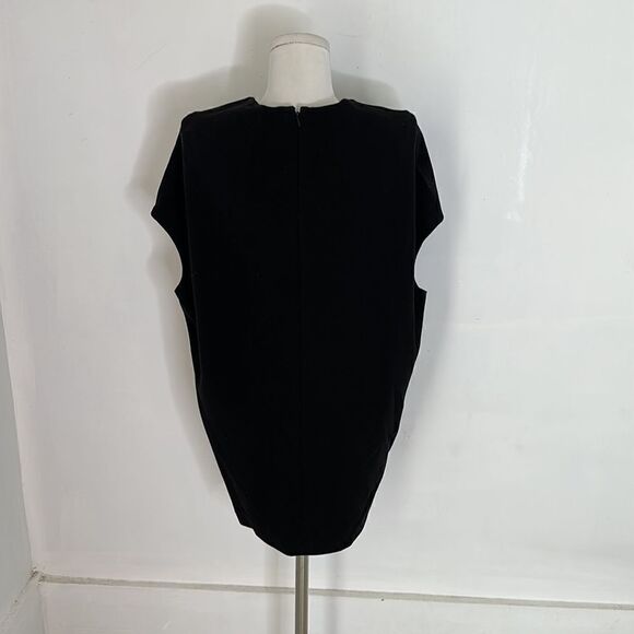 Lela Rose Black Cocoon Blouse Size 4 - Picture 3 of 6
